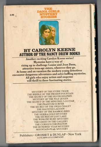 Dana Girls Mystery Stories #8 The Haunted Lagoon Carolyn Keene HC 1973 - Picture 2 of 4