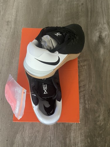 Zapatos de entrenamiento Nike Metcon 5 para hombre talla 4 negros blancos CrossFit goma AQ1189-009 - Imagen 2 de 6