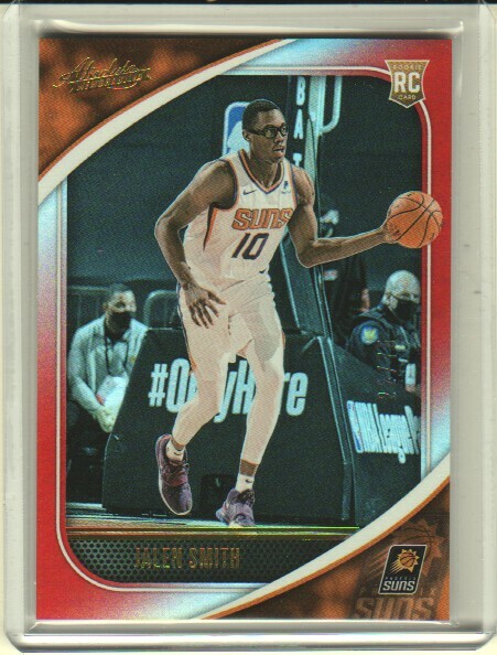 2020-21 Absolute Basketball - Jalen Smith Orange Parallel RC #80 - Suns 22/75