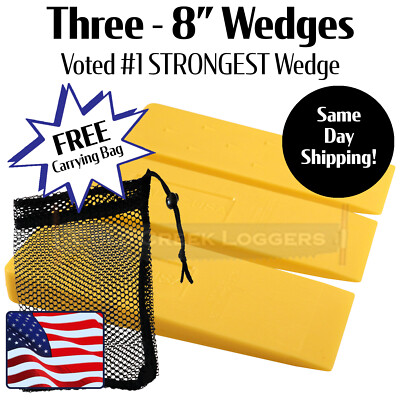 3-8''  USA HARD logging Felling Bucking Tree Forestry Falling Spiked Wedges Y