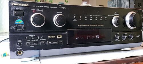 PANASONIC AV CONTROL STEREO RECEIVER SA-HT275 CLASS H. BUNDLE.  REMOTE CONTROL  - Picture 1 of 7