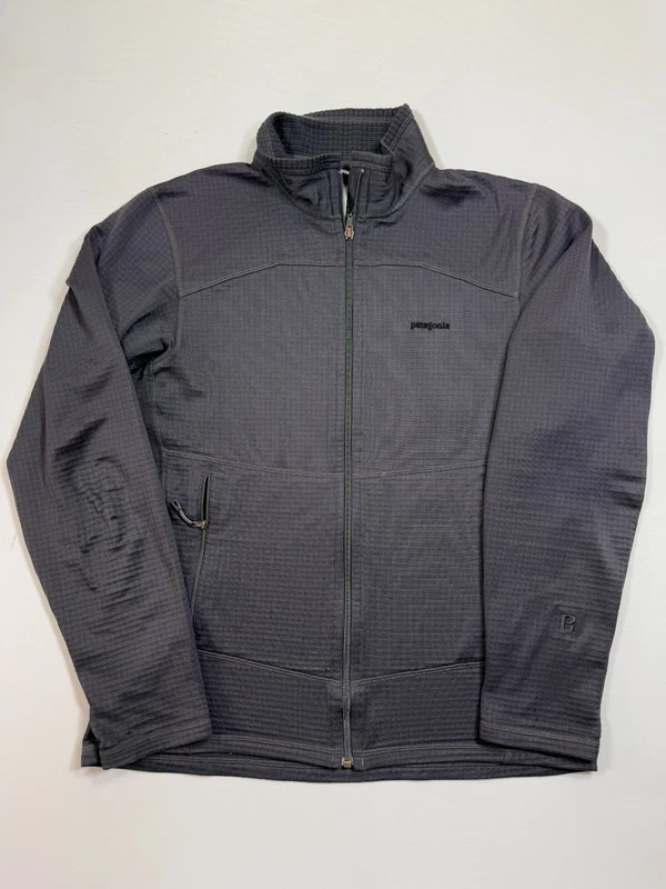 patagonia full zip r1 regulator waffle fleece polartec read sweater