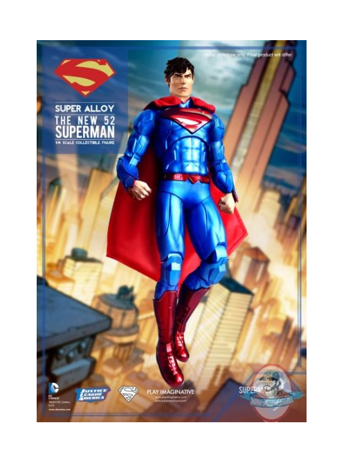 Super Alloy 1/6 Scale Justice League Superman 12 inch Action