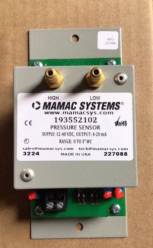 mamac systems 19355210 Pressure Sensor New In Box