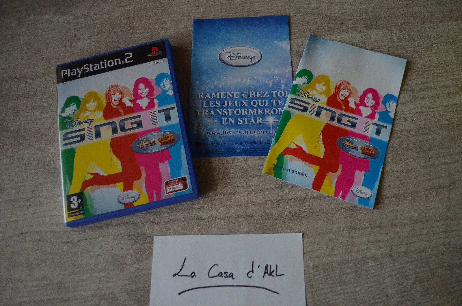 Disney Sing It complet sur Playstation 2 PS2 - FR TBE