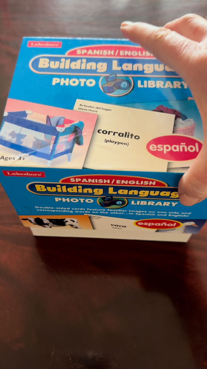 Learn Spanish & English Language Photo Library Vocabulary Teaching