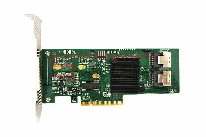 New LSI SAS2008-8I SATA 9211-8i 6Gbps 8 Ports HBA PCI-E RAID Controller Card - Image 3 of 4