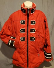 Vintage Fila Snowtime 1970's Womens Red Ski Jacket Coat Size 10