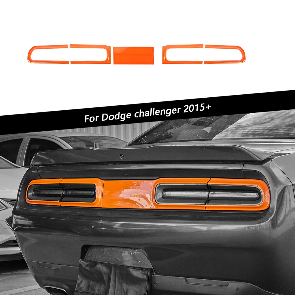 Orange Rear Tail Light Cover Trim Exterior Accessories For 15
