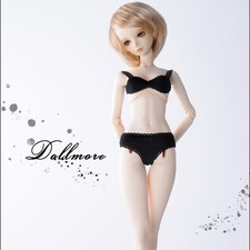 Dollmore 1/3 BJD outfits underwear SD - Romance Underwear Set Black