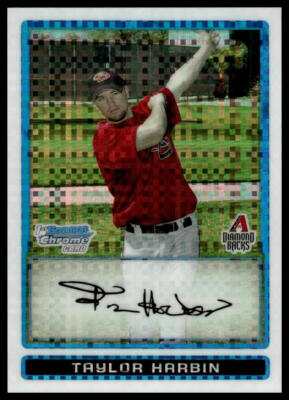 2009 Bowman Chrome Prospects X-Fractors /250 Taylor Harbin #BCP180