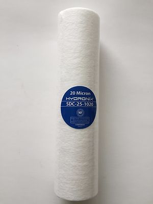 HYDRONIX 20 MICRON 10''x2.5'' SEDIMENT FILTER NSF CERTIFIED - 6 FILTERS