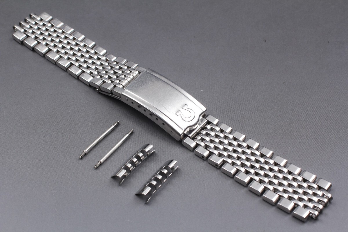 Exc+5* Vintage OMEGA 1037 End Link 609 18mm Bracelet For