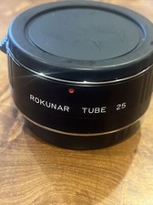 Rokunar C-AF Uniplus Tube 25 Adapter Canon AF Mount Made in Japan 005