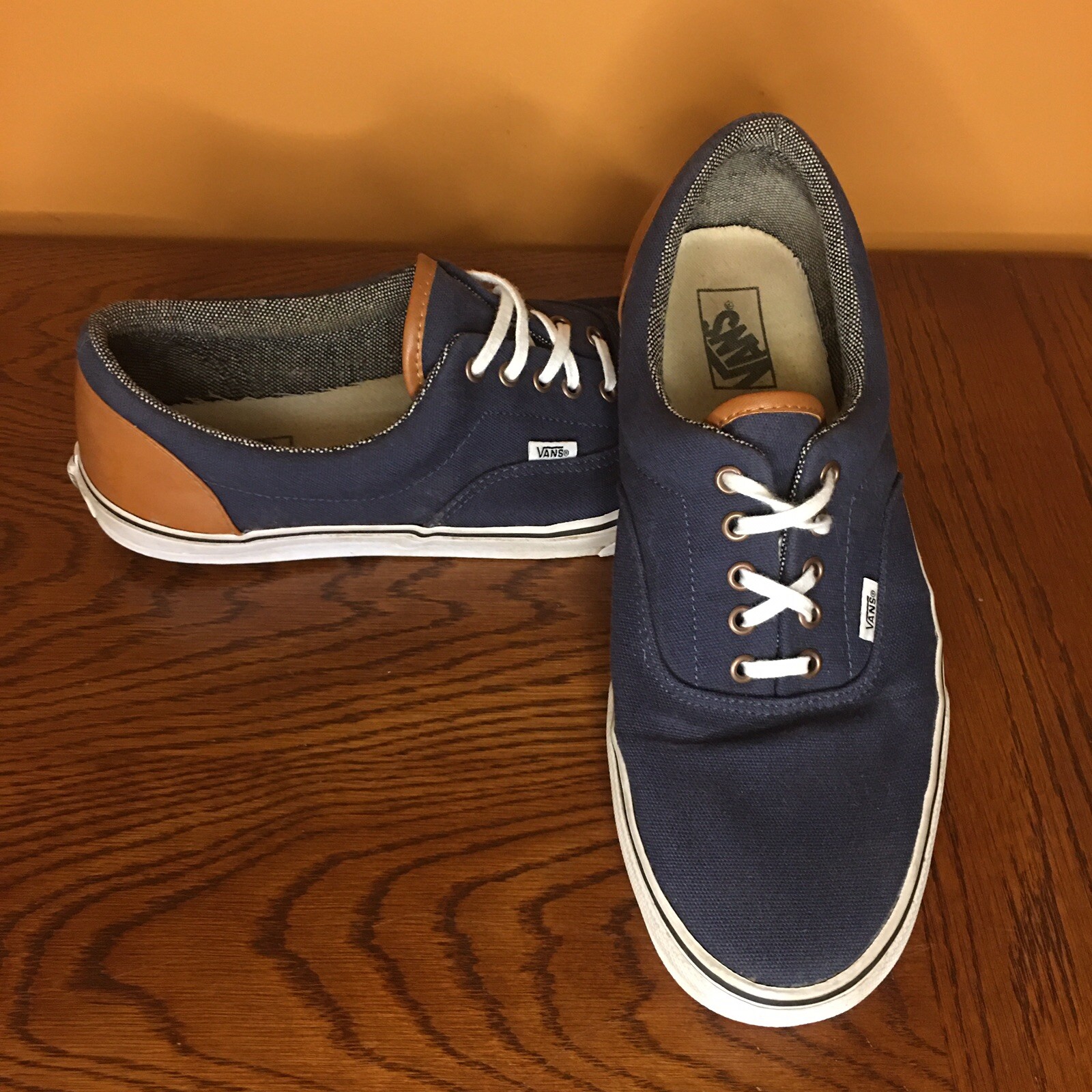 Vans Men's Classic Low Skate Shoes Blue 
