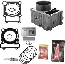 Cylinder Piston Gasket Kit For Yamaha Kodiak Rhino Grizzly Wolverine 450