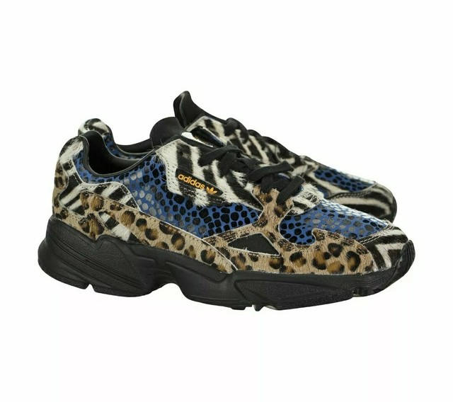 adidas falcon w animal print