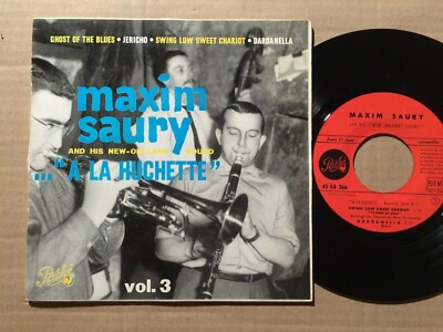 MAXIM SAURY - RENDEZ-VOUS À LA HUCHETTE VOL. 3 - 7''-EP - FRANCE 1960 (1)