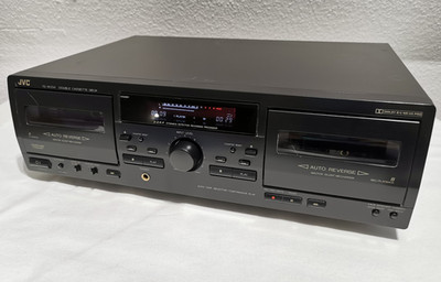JVC TD-W254 DOUBLE CASSETTE DECK Doppel Kassettenplayer Tapedeck schwarz