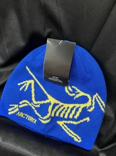 Arc'teryx Bird Head Toque Beanie Blue – Wool Knit Winter Ski Hat – NWT