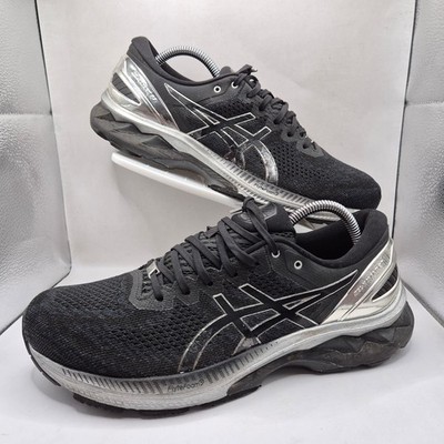 Asics Gel-Kayano 27 Sneaker Herren UK 9 schwarz silber