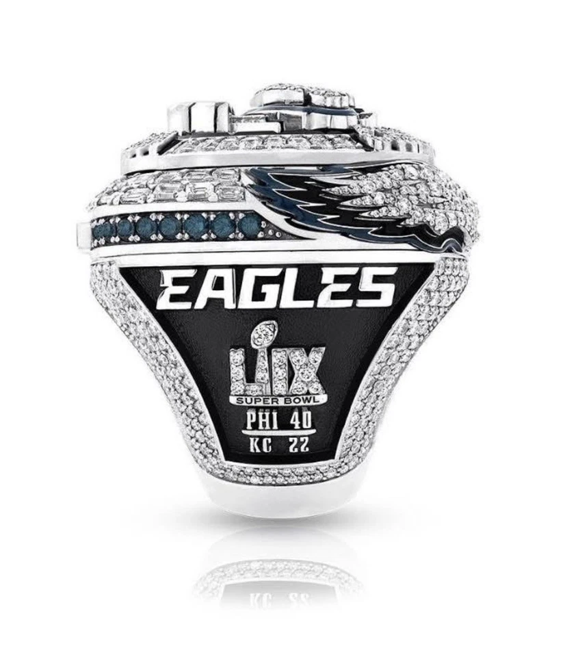 🦅 Anillo Eagles 2025 Fan Collectors Fútbol Memorabilia Talla 11 Alas Pop Foto 3 de 4
