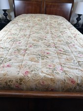 Ralph Lauren Woodstock Floral Pink Rose Cottage Core Full/Queen Comforter Italy