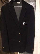 Used Carhartt Adam Kimmel Blazer Moleskin Jacket Outer Mens Size S Very Rare