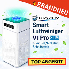 Oryzom™ Smart Luftreiniger V1 Pro Slim -  Raumluftreiniger Air Purifier mit HEPA