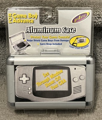 Vintage INTEC Aluminum Case Nintendo GAME BOY Gameboy Advance GBA NOS NEW Sealed