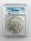 1878 7TF Morgan Silver Dollar ICG AU58