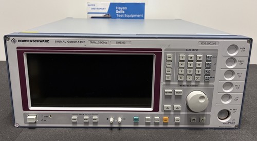 ROHDE & SCHWARZ SME03 BENCHTOP RF SIGNAL GENERATOR 5kHz - 3GHz CAL'D TIL 10/2027