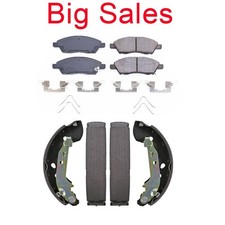 Ceramic Brake Pads And Drum Shoes Kit For Nissan Versa Note Micra Frontrear Ceramic Brake Pads And Drum Shoes Kit For Nissan Versa Note Micra Frontrear