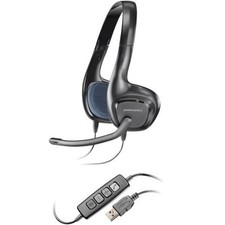 Plantronics Audio 628 Stereo USB Wired Headset Clear HD Sound