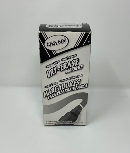 Schachtel (12) mit neuen trocken abwischbaren Markern Crayola ~ GRÜN ~ Neu in offener Verpackung - Bild 1 von 4