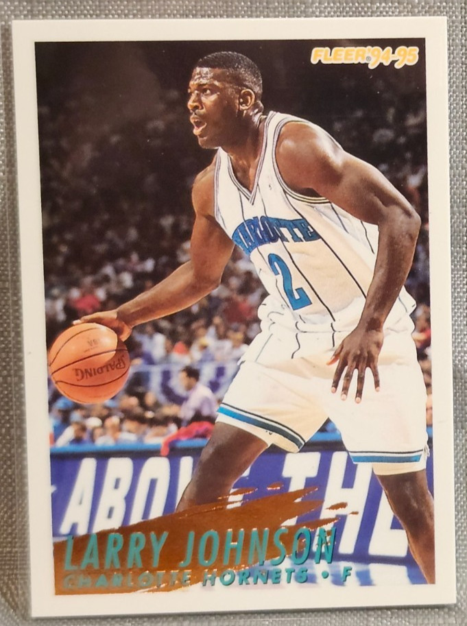 1994-95 Fleer #26 Larry Johnson Charlotte Hornets