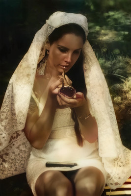Lana Del Rey Vintage Wedding Dress Poster
