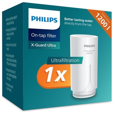 PHILIPS Water X-Guard On Tap Filter 1 Stück (1er Pack), Bakterien 