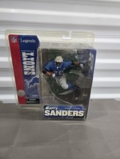 McFarlane NFL Legends Barry Sanders Detroit Lions Thanksgiving T.B. Uniform New 