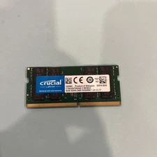 Crucial 8GB DDR4 2400 MHz PC4-19200 SODIMM Laptop Memory RAM 1x (CT8G4SFS824A)