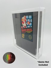 Nintendo NES Cartridge Video Game Acrylic Display Case Protector UV Resistant