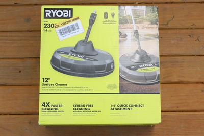 #ad Lightly Used RYOBI 12 in. 2300 PSI Electric Pressure Washers Surface Cleaner $19.99