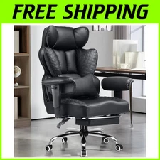 Ergonomic 400lbs Office Chair with Foot Rest & Back Support