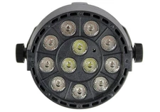 Gearlux 12PCS 1-Watt RGBW LED Par Stage Light with Battery