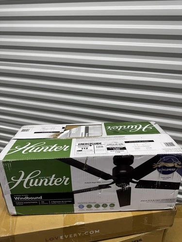 Hunter Fans - Windbound - 52 Inch 5 Blade Ceiling Fan and Pull Chain In - Picture 2 of 4