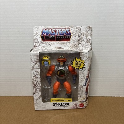Masters of the Universe Origins Sketchbook Series Sy-Klone 5.5'' Box Damage