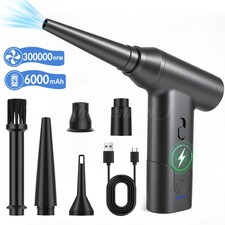 Electric Compressed Air Duster 300000RPM cordless Cleaner Blower For PC Computer