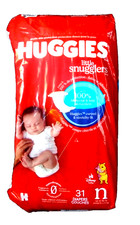 Huggies Little Snugglers Diapers - Newborn - 31 Count 0.39 per diaper
