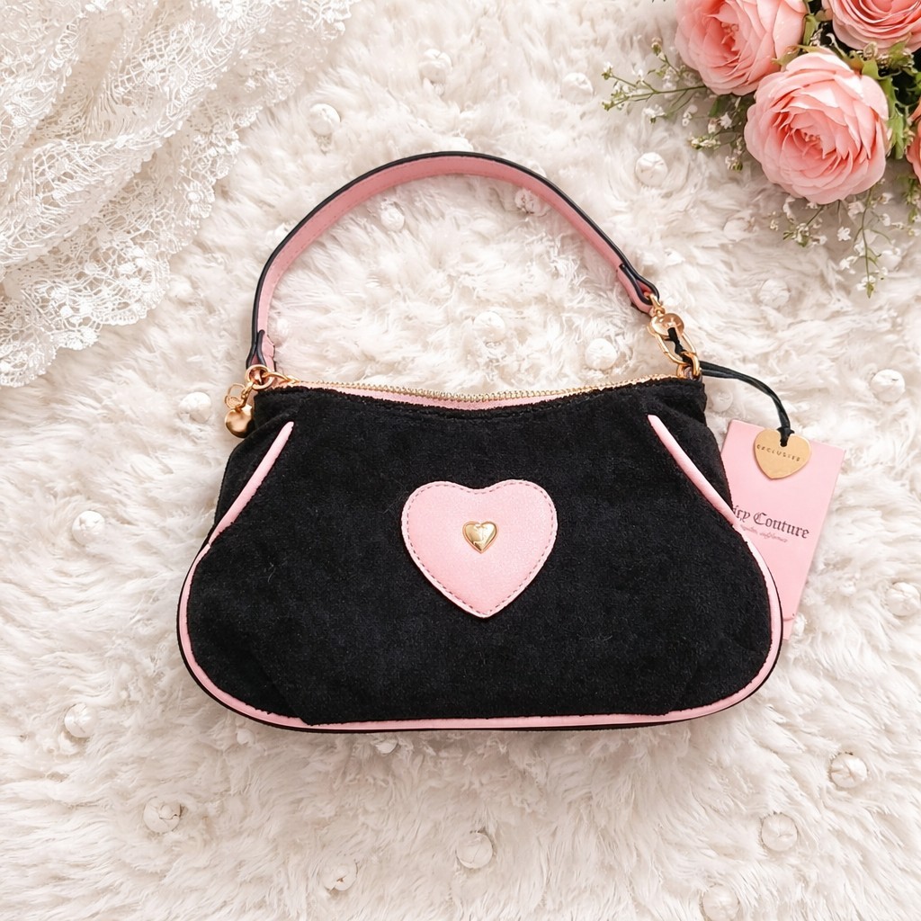 Juicy Couture Lovers Club Wristlet Liquorice Pink Diamond New | eBay