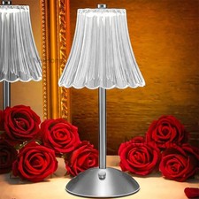 Modern LED Table Lamp USB Rechargeable Dimmable Cordless Night Light Retro Decor